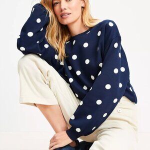 LOFT | Dotted Terry Sweatshirt